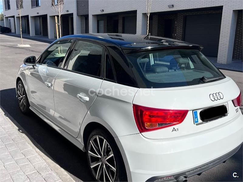 Usado Audi A1 Sportback S-Line 95 CV (69 kW) 2015 Blanco Utilitario