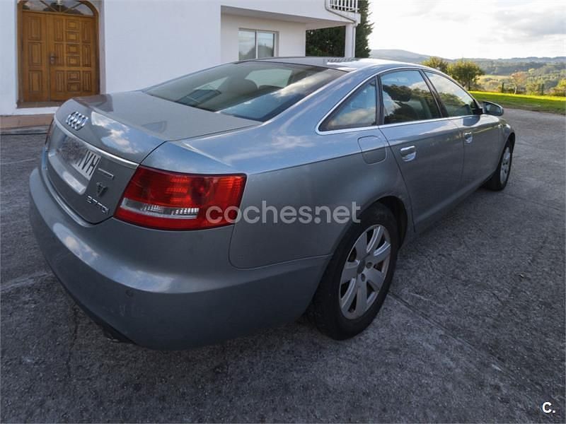 Usado Audi A6 190 CV (139 kW) 2008 Gris / plata Berlina