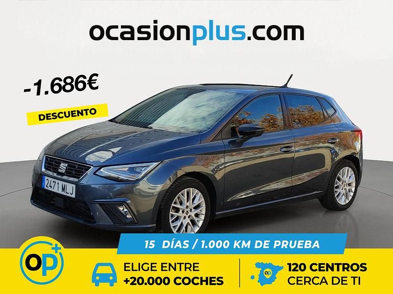 Usado Seat Ibiza FR 110 CV (80 kW) 2023 Gris Berlina