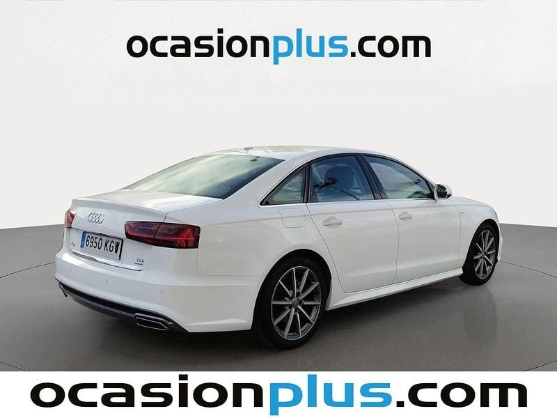 Usado Audi A6 S-Line 190 CV (139 kW) 2018 Blanco Berlina
