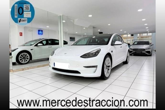 Blanco Usado 2021 Tesla Model 3 Berlina | 30.900 € (Precio justo) - Imagen 1/4