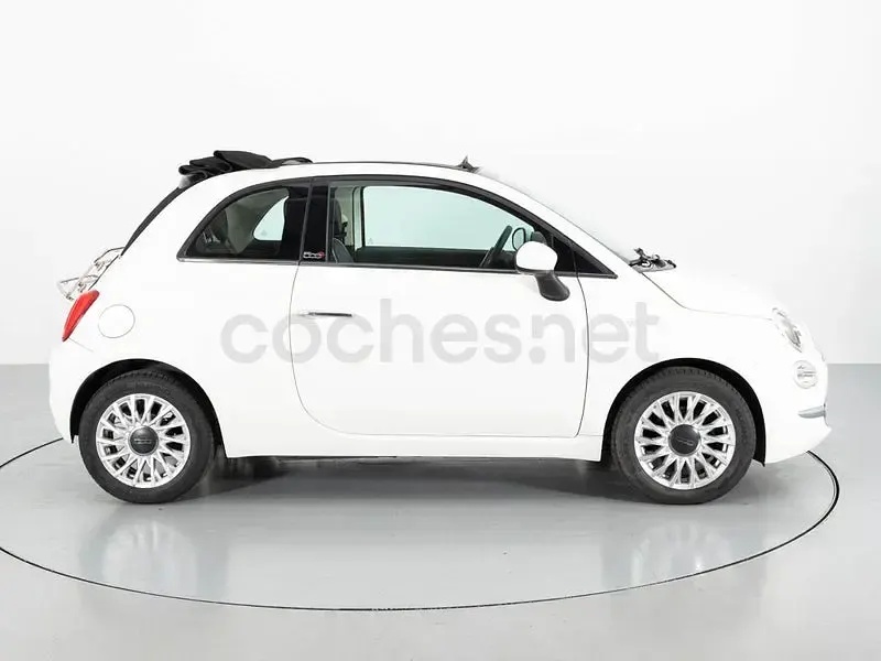 Usado Fiat 500C Lounge 85 CV (62 kW) 2016 Blanco Descapotable