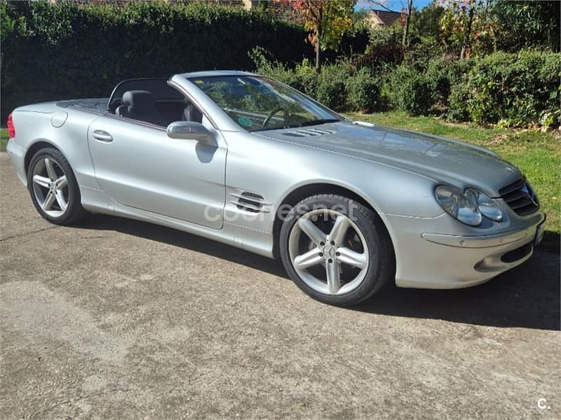 Usado Mercedes SL350 245 CV (180 kW) 2006 Gris / plata Descapotable
