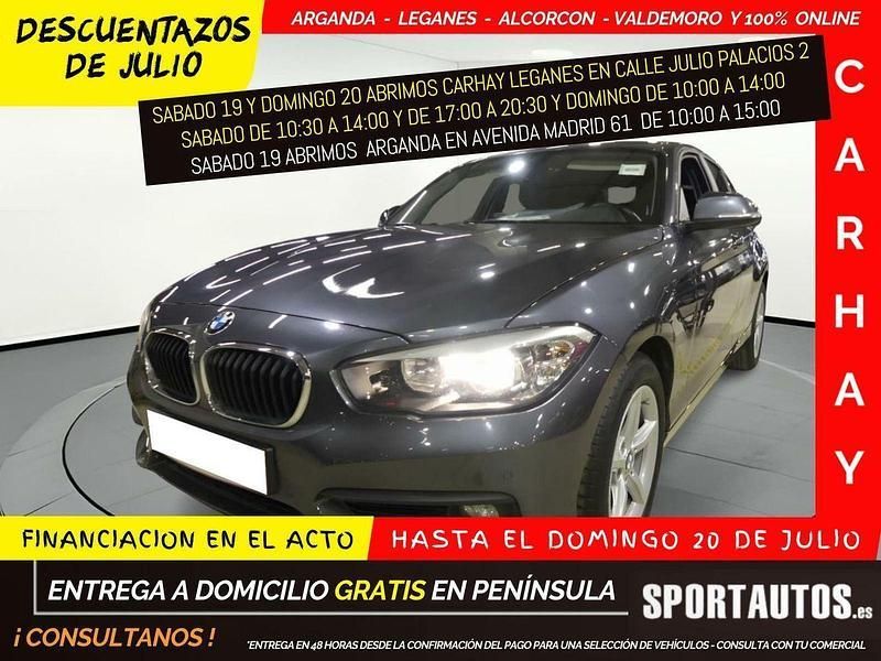 Usado BMW 118 Sport Line 150 CV (110 kW) 2019 Gris Utilitario