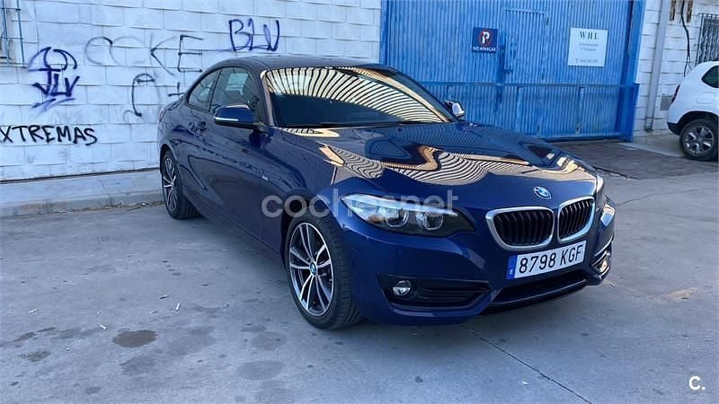 Usado BMW 218 150 CV (110 kW) 2017 Azul Coupe