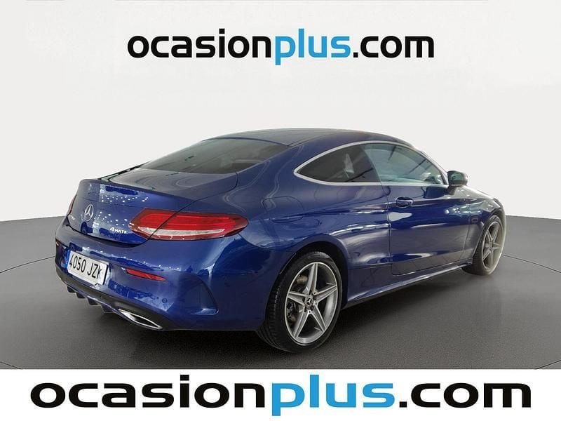 Usado Mercedes C250 AMG 204 CV (150 kW) 2017 Azul Coupe