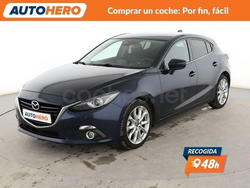 Usado Mazda 3 Luxury 120 CV (88 kW) 2014 Azul Berlina