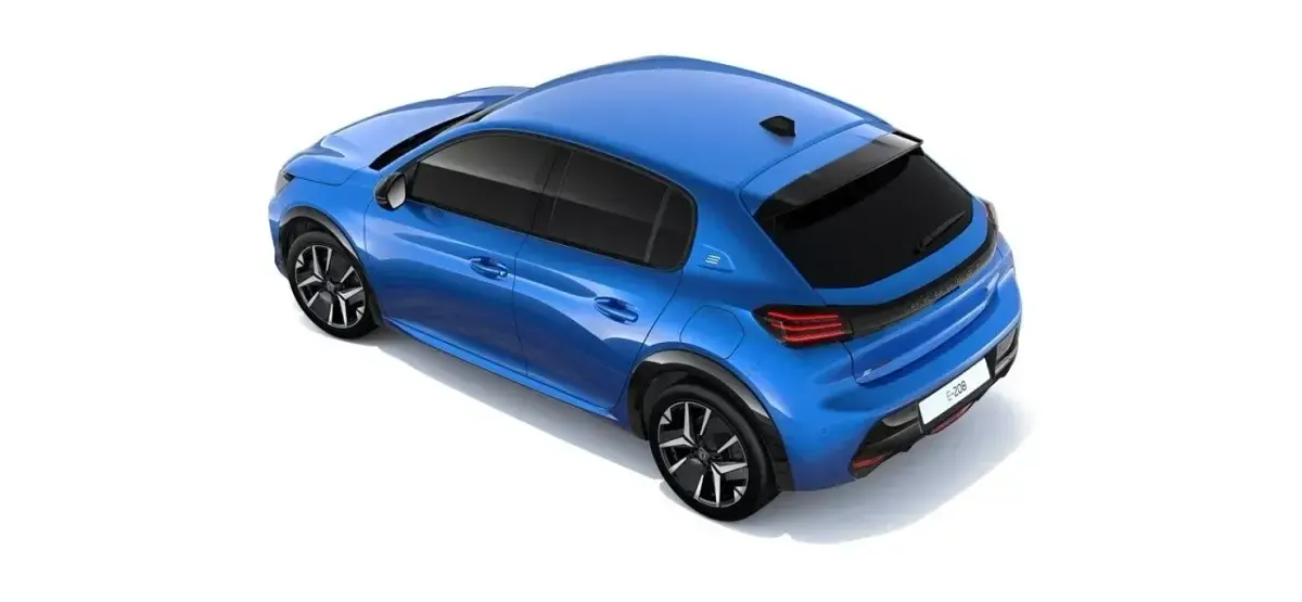 Usado Peugeot e-208 GT 100 kW (136 CV) 2024 Azul Utilitario