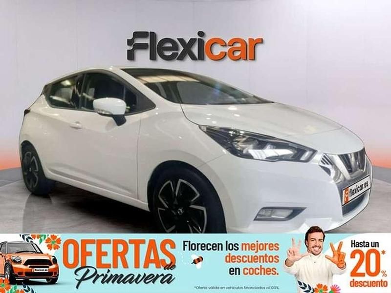 Usado Nissan Micra Acenta 92 CV (67 kW) 2021 Blanco Utilitario
