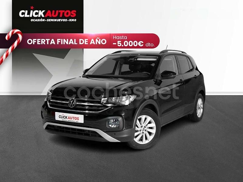Negro Usado 2022 VW T-Cross Advance SUV | 17.550 € (Precio justo) - Imagen 1/4