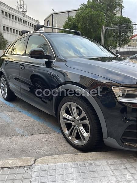Usado Audi Q3 150 CV (110 kW) 2016 Negro SUV