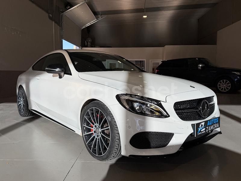 Usado Mercedes C220 170 CV (125 kW) 2016 Blanco Coupe