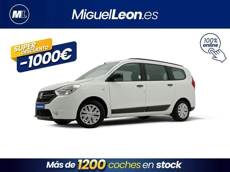 Blanco Usado 2020 Dacia Lodgy Essentiel Monovolumen | 12.985 € (Precio justo) - Imagen 1/3