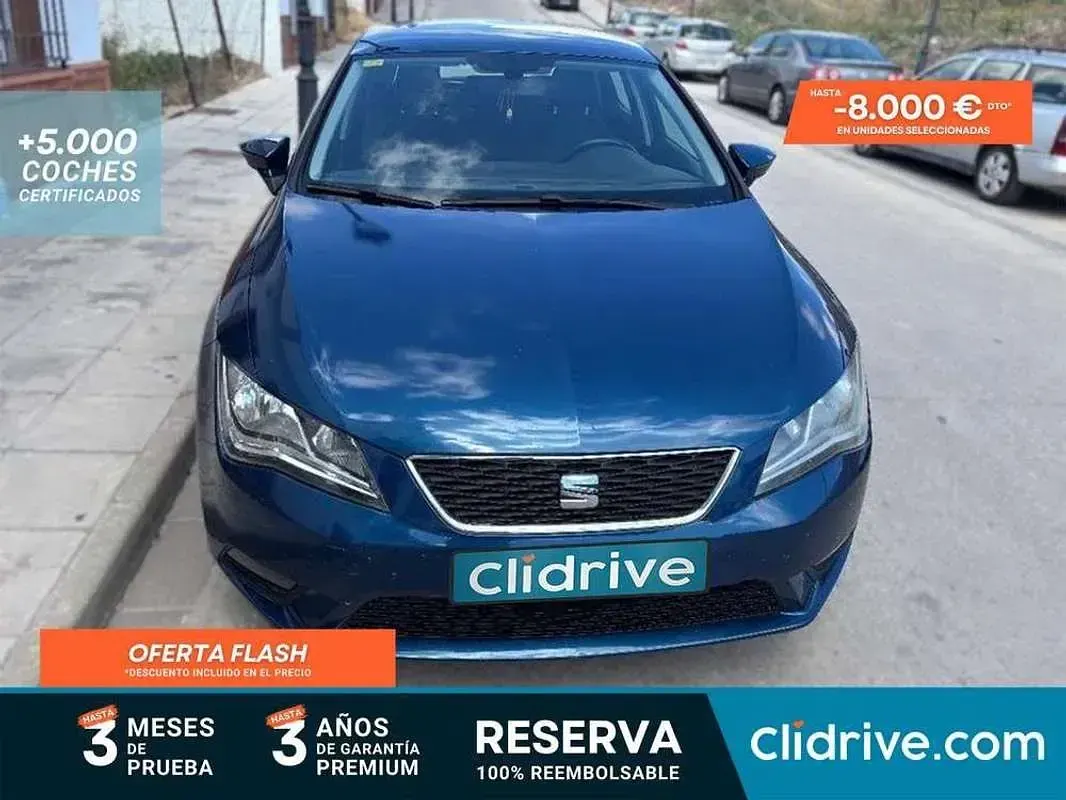 Usado Seat Leon ST Reference 105 CV (77 kW) 2015 Azul Familiar