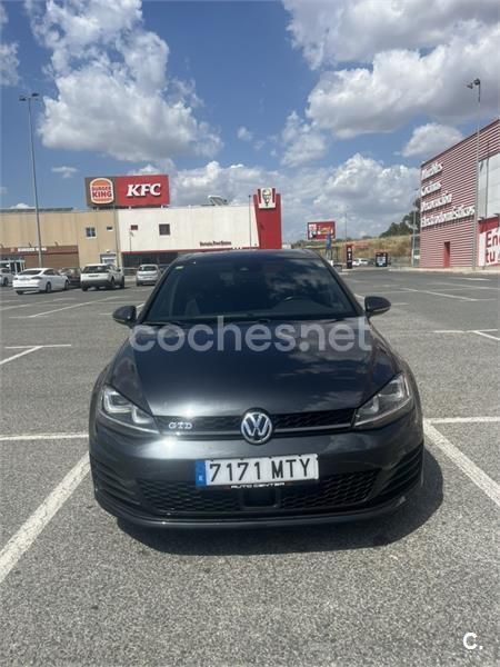 Negro Usado 2015 VW Golf VII GTD Berlina | 17.500 € (Precio justo) - Imagen 1/4