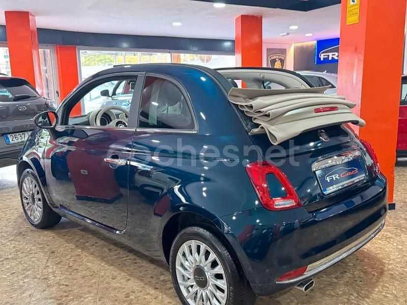 Usado Fiat 500C 71 CV (52 kW) 2023 Azul Descapotable
