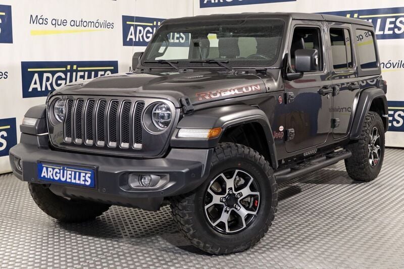 Gris Usado 2020 Jeep Wrangler Rubicon SUV | 53.990 € (Precio justo) - Imagen 1/4