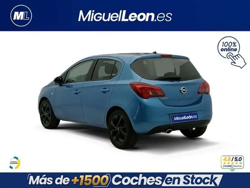 Usado Opel Corsa Selective 95 CV (69 kW) 2017 Azul Utilitario