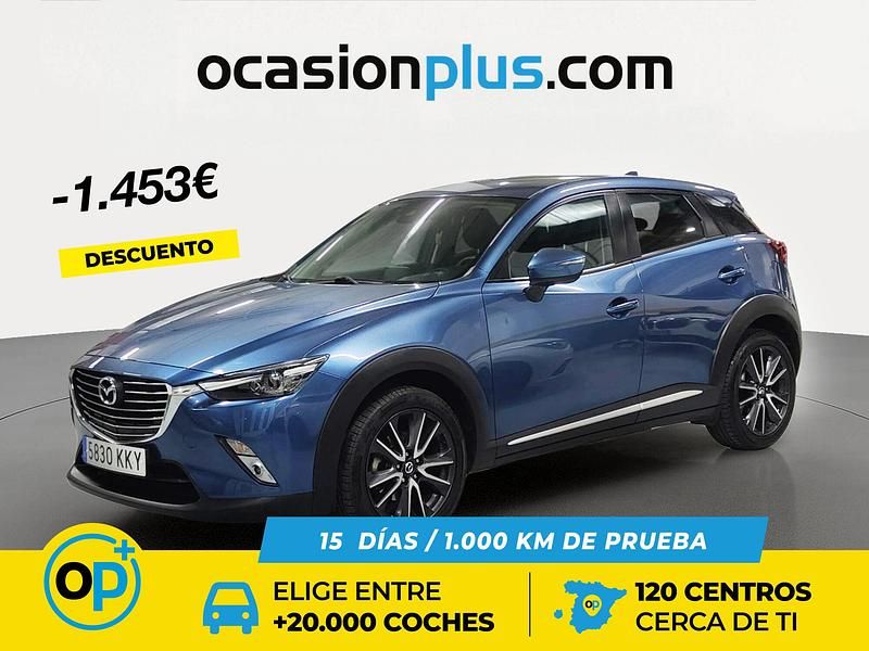 Usado Mazda CX-3 Luxury 105 CV (77 kW) 2018 Azul SUV