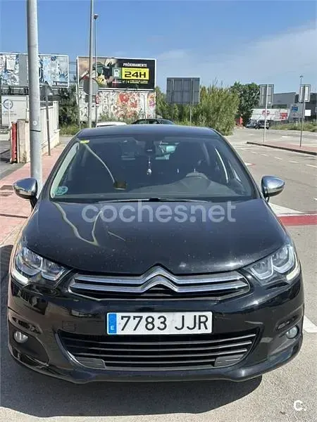 Usado Citroën C4 Feel 99 CV (72 kW) 2015 Negro Berlina
