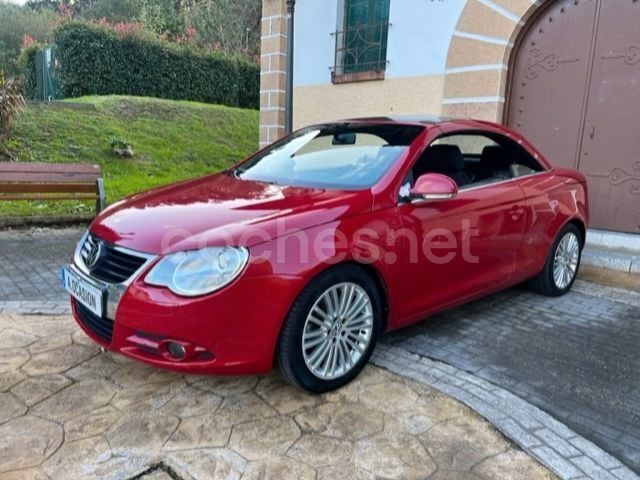 Rojo Usado 2006 VW Eos Descapotable | 6490 € (Un poco caro) - Imagen 1/4