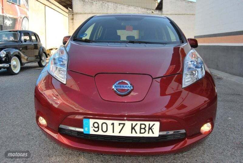 Rojo Usado 2017 Nissan Leaf Tekna Utilitario | 9450 € (Buen precio) - Imagen 1/4
