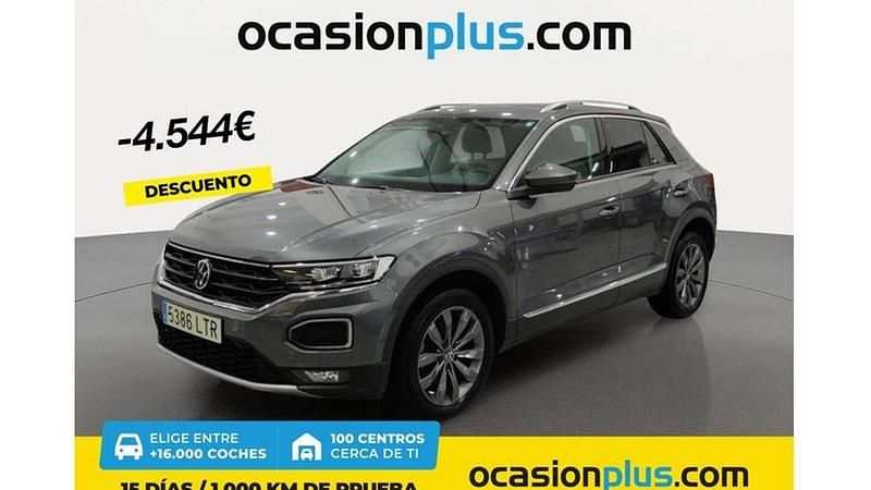 Gris Usado 2021 VW T-Roc Sportline SUV | 24.537 € (Precio justo) - Imagen 1/4