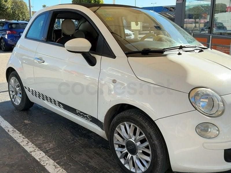 Usado Fiat 500 Lounge 69 CV (50 kW) 2015 Blanco Descapotable