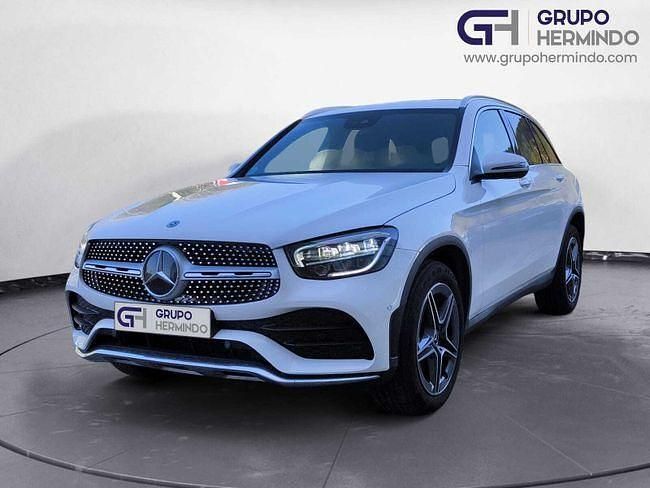 Usado Mercedes GLC220 AMG line 194 CV (142 kW) 2020 Blanco SUV