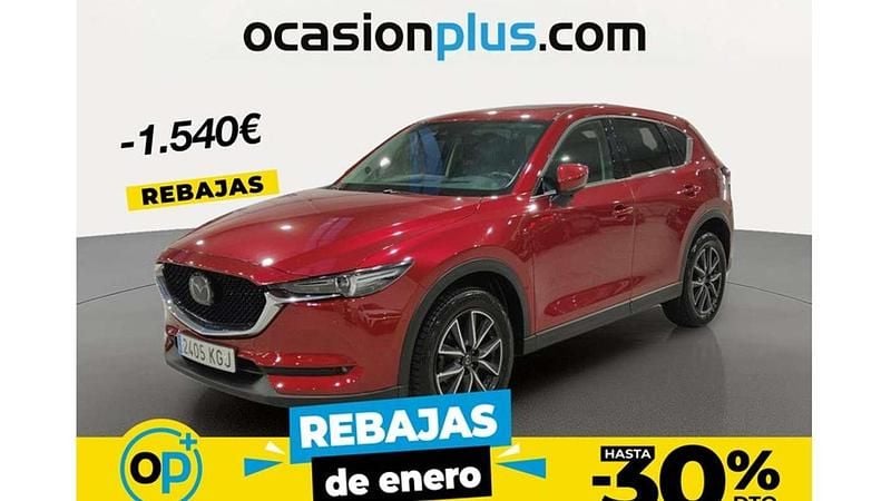 Rojo Usado 2017 Mazda CX-5 SUV | 18.880 € (Super precio) - Imagen 1/4