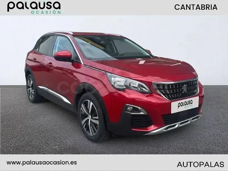 Usado Peugeot 3008 Allure 120 CV (88 kW) 2017 Rojo SUV