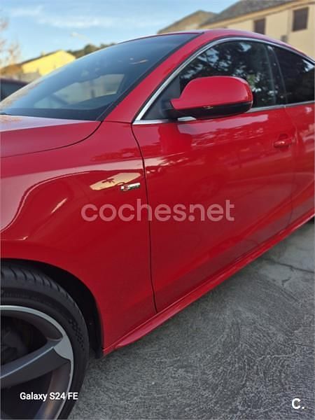 Usado Audi A5 Sportback S-Line 150 CV (110 kW) 2014 Rojo Utilitario