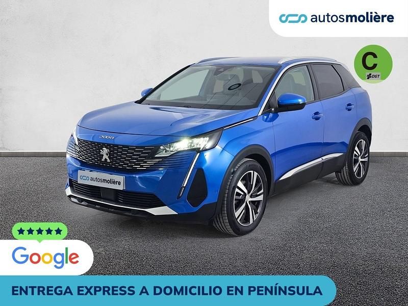 Azul Usado 2021 Peugeot 3008 Allure SUV | 19.890 € (Precio justo) - Imagen 1/4