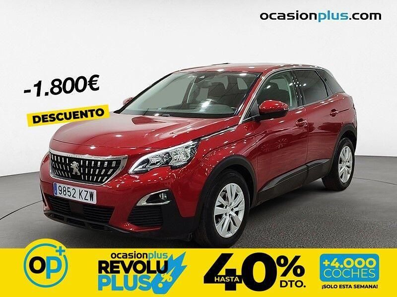 Usado Peugeot 3008 Active 130 CV (95 kW) 2019 Rojo SUV