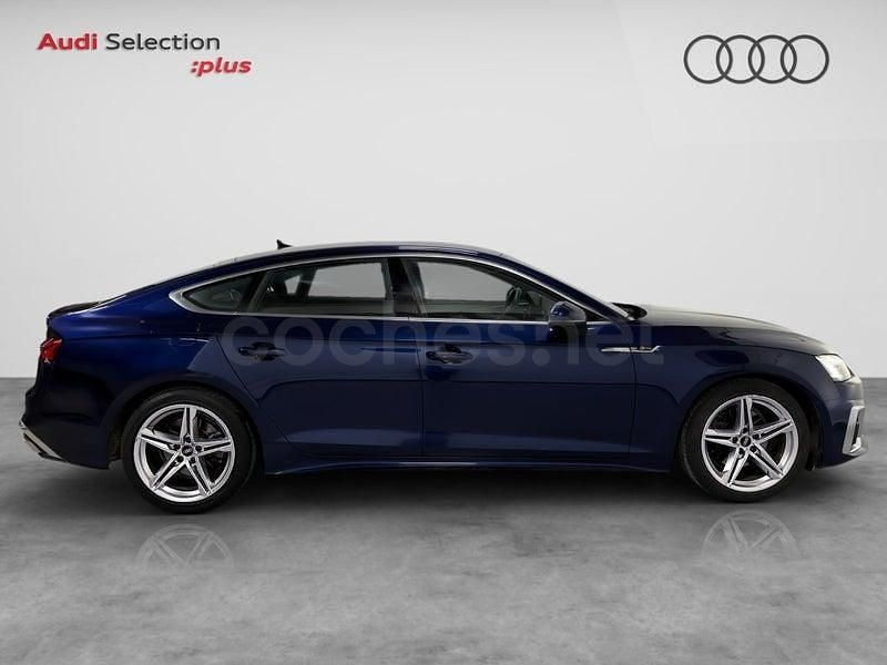 Occasion Audi A5 Sportback S-Line 163 PK (119 kW) 2021 Blauw Hatchback