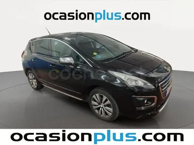 Usado Peugeot 3008 Style 120 CV (88 kW) 2016 Negro Berlina