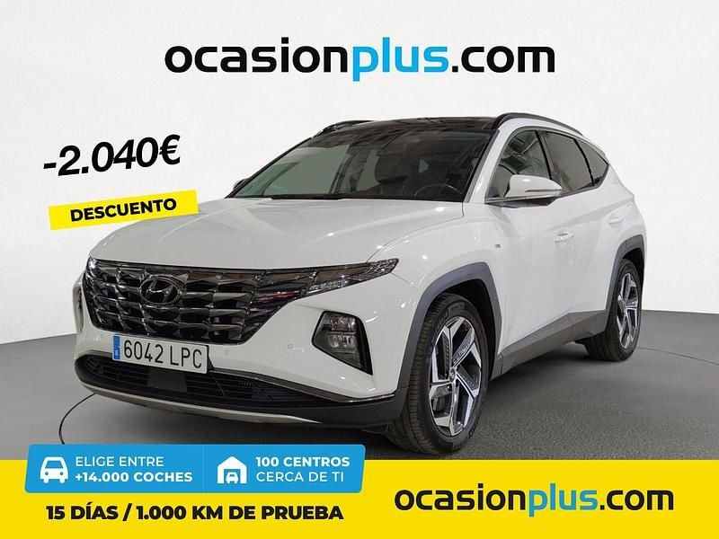 Blanco Usado 2021 Hyundai Tucson Style SUV | 22.450 € (Precio justo) - Imagen 1/4
