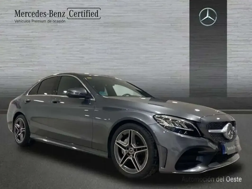 Usado Mercedes C220 AMG line 196 CV (144 kW) 2020 Gris Berlina