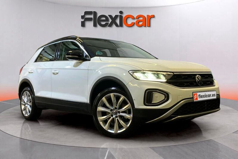 Blanco Usado 2022 VW T-Roc Advance SUV | 23.490 € (Precio justo) - Imagen 1/4