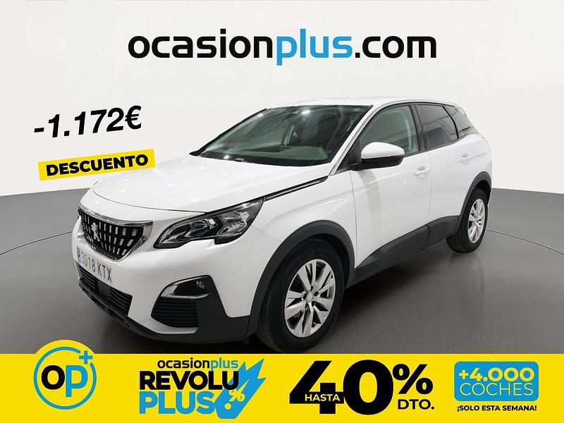Usado Peugeot 3008 Active 130 CV (95 kW) 2019 Blanco SUV