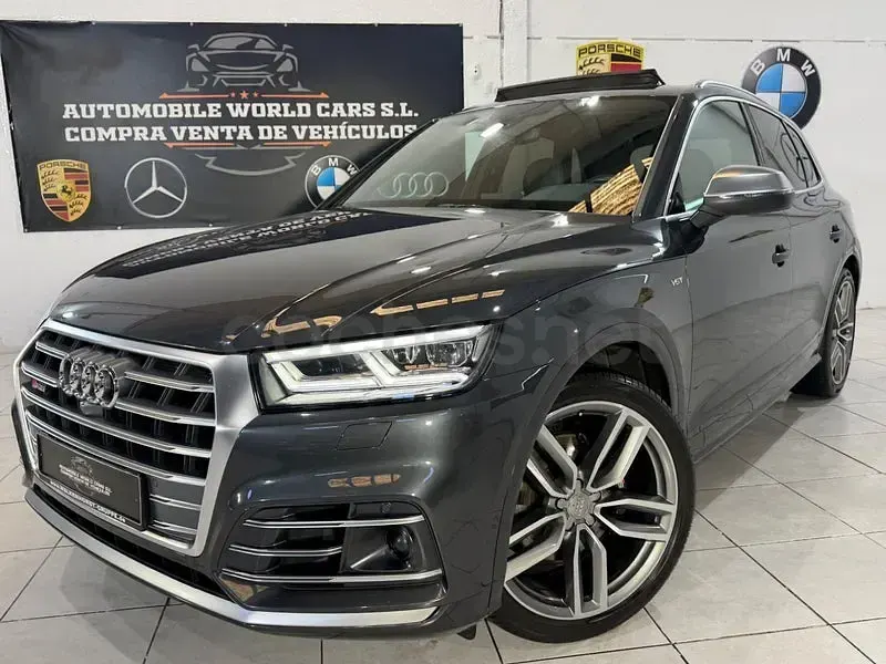 Usado Audi SQ5 S-Line 354 CV (260 kW) 2018 Gris / plata SUV