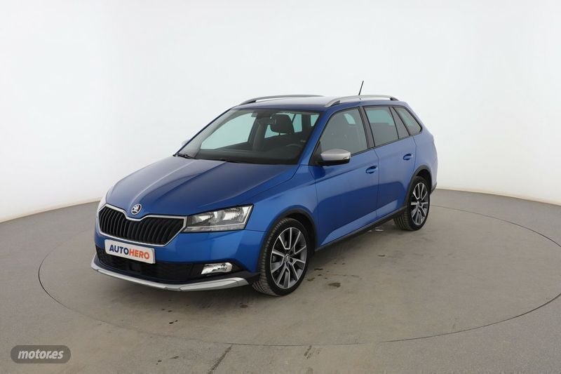 Azul Usado 2019 Skoda Fabia ScoutLine Familiar | 11.299 € - Imagen 1/3