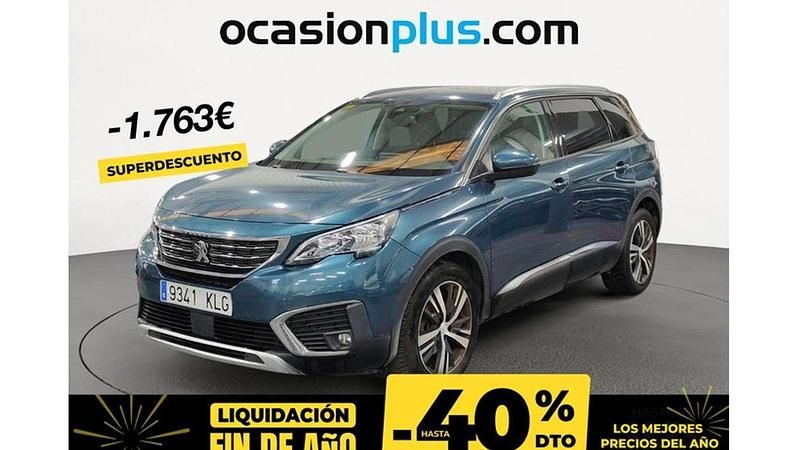 Verde Usado 2018 Peugeot 5008 Allure Monovolumen | 13.512 € (Super precio) - Imagen 1/4