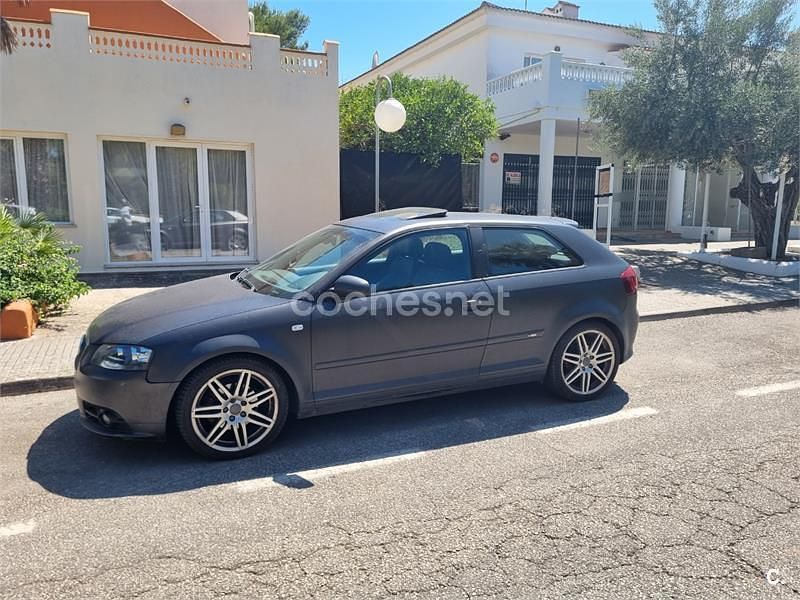 Negro Usado 2008 Audi A3 S-Line Berlina | 5000 € (Super precio) - Imagen 1/4