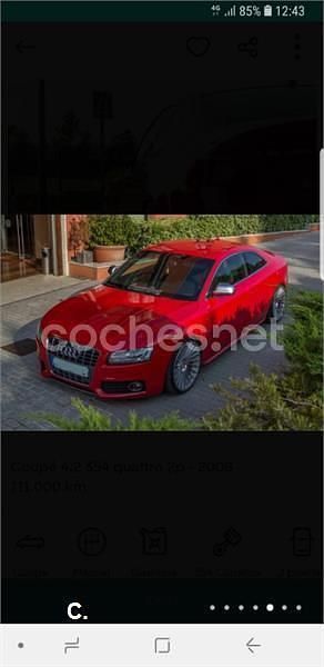 Rojo Usado 2007 Audi S5 Coupe | 16.800 € (Super precio) - Imagen 1/4