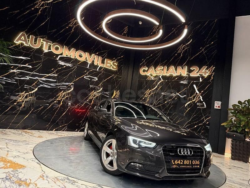Usado Audi A5 Sportback S-Line 177 CV (130 kW) 2013 Gris / plata Utilitario