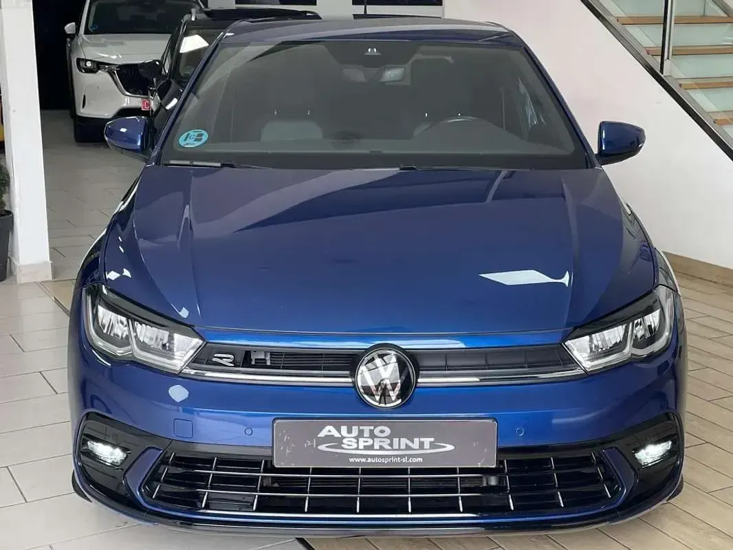 Usado VW Polo R-line 95 CV (69 kW) 2022 Azul Utilitario