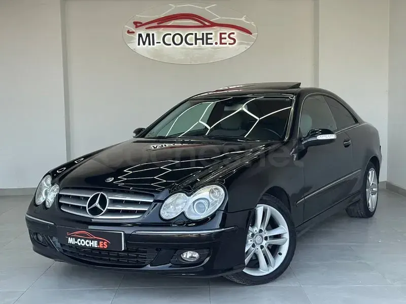 Usado Mercedes CLK220 Elegance 150 CV (110 kW) 2008 Negro Coupe