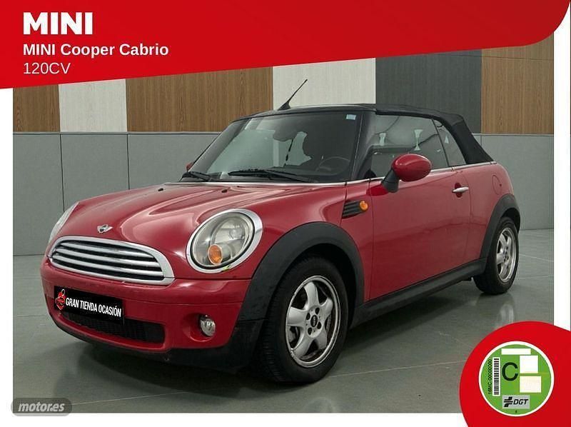Rojo Usado 2009 Mini Cooper Cabriolet Descapotable | 9980 € (Precio justo) - Imagen 1/4