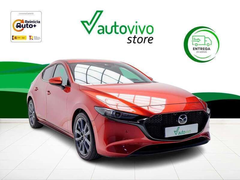Rojo Usado 2024 Mazda 3 Berlina | 25.100 € (Precio justo) - Imagen 1/4